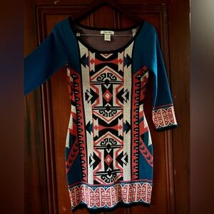 Flying Tomato Aztec print Dress